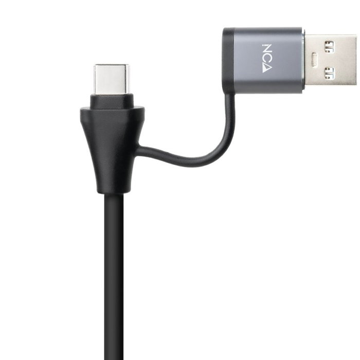 Nanocable Conversor USB-C y USB-A a Ethernet RJ45 y 3xUSB-A 3.0 Gris Nanocable Conversor USB-C y USB-A a Ethernet RJ45 y 3xUSB-A 3.0 Gris